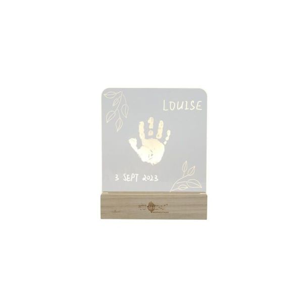 Cadre lumineux chambre bébé bois Olive Tree