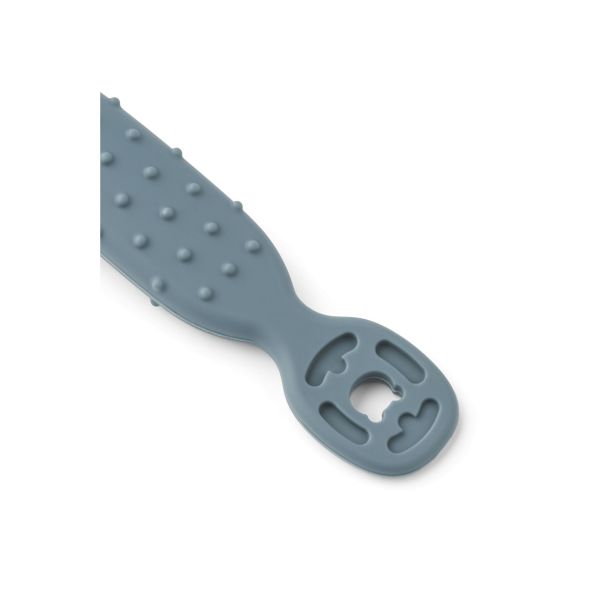 Lot de 4 cuillères d’apprentissage Caelia Whale Blue Multi Mix