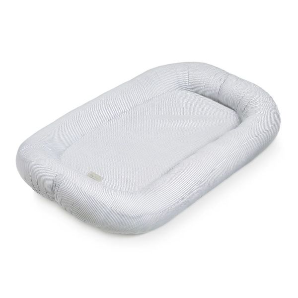 Cale bébé OCS - Rayures Classiques Bleu