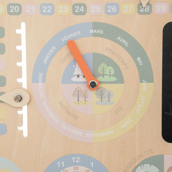 Jeu calendrier d'apprentissage