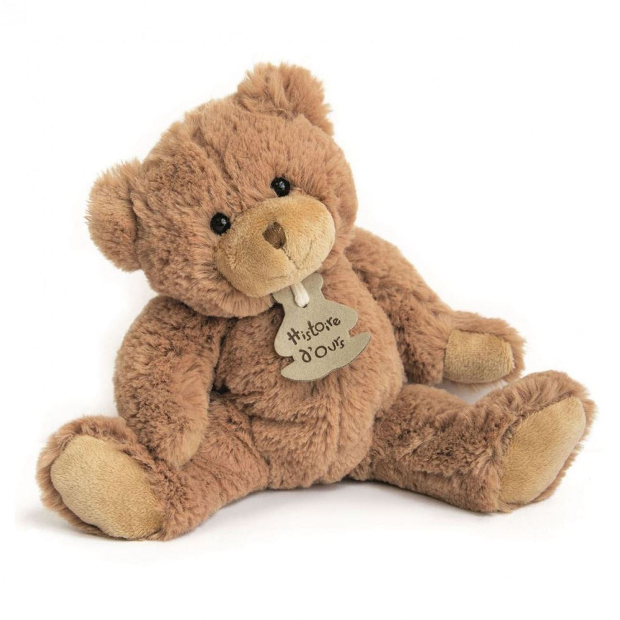 Grand Ours Brun en peluche tout doux H 50 cm Marron Ourson très