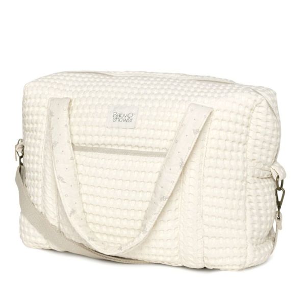 Sac de maternité Camila Gaufre vanille