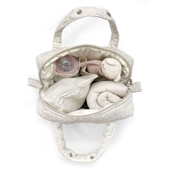 Sac compact pour poussette Camila 100% Lin