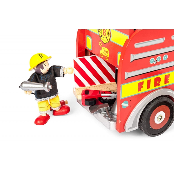 Camion de Pompiers avec pompier