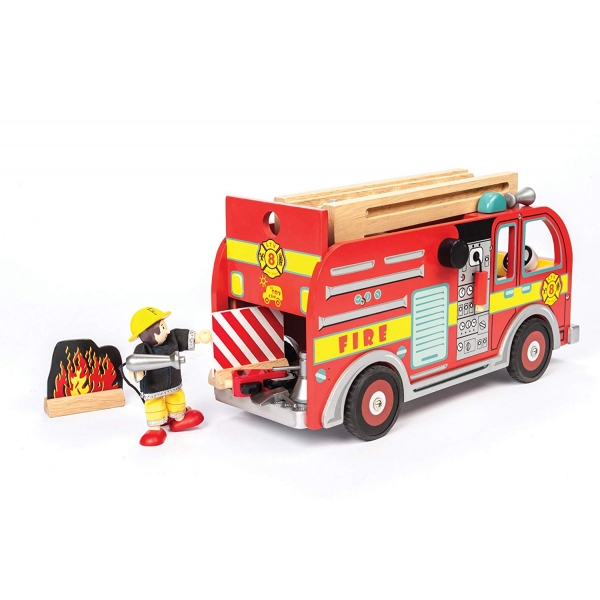 Camion de Pompiers avec pompier