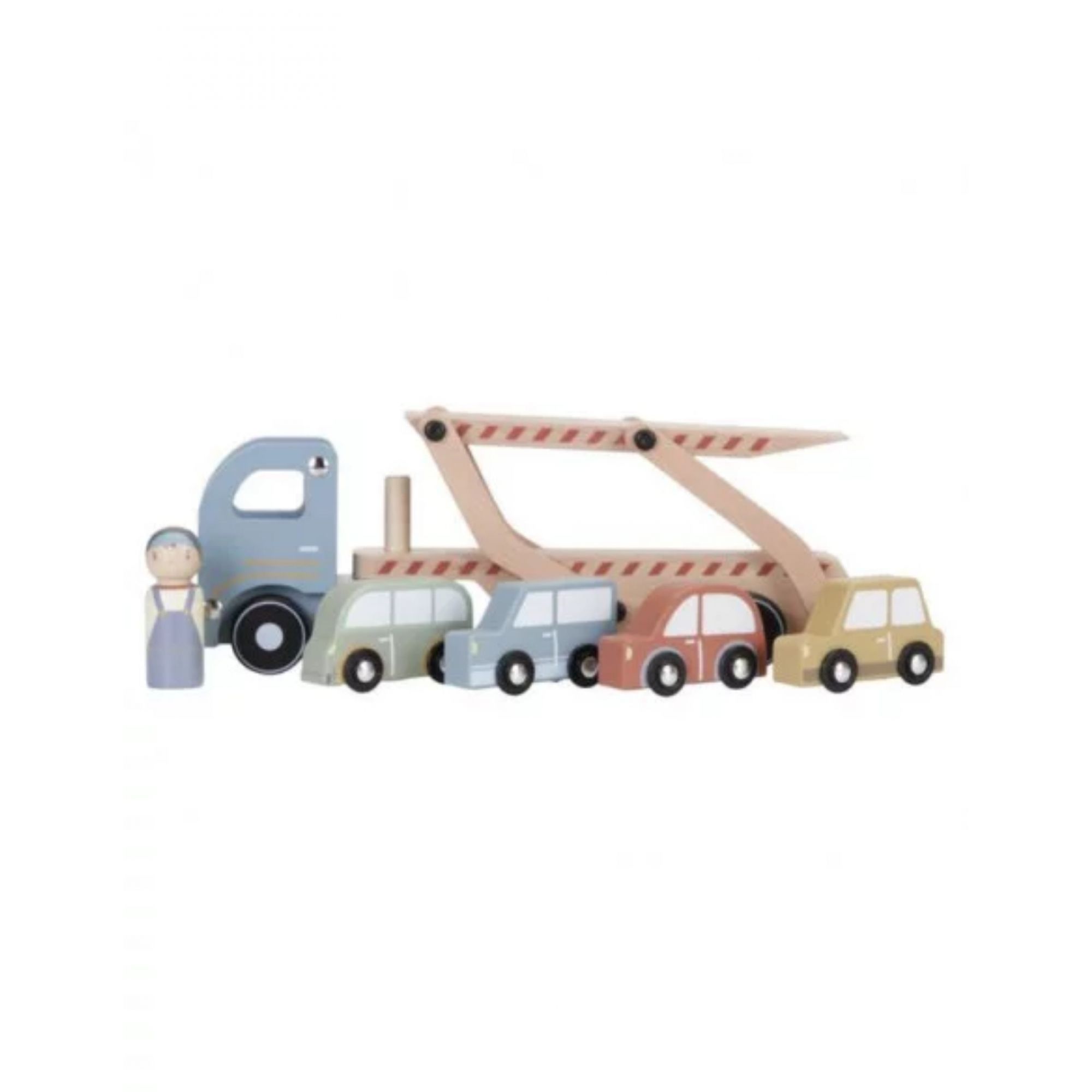 Porteur en bois, Camion de chantier - Animaux à bascule bébé