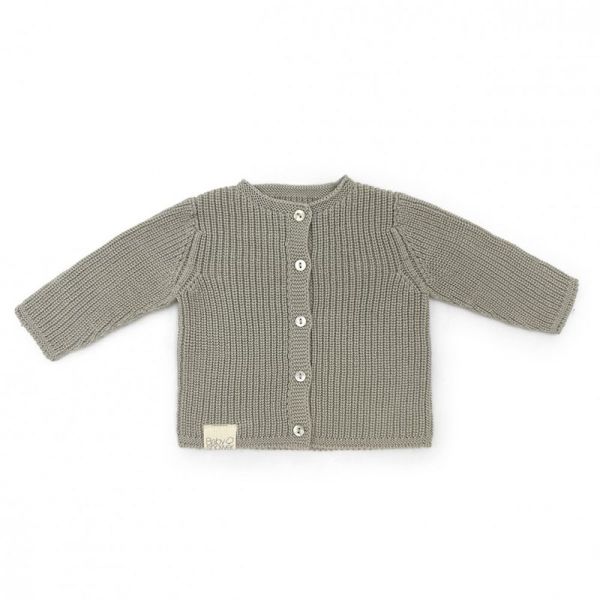 Gilet tricot Coloris Dune powder - 0-1 mois