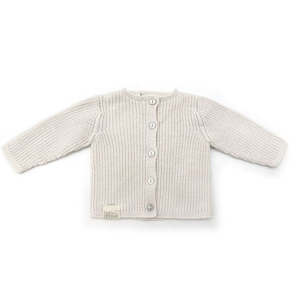 Gilet tricot Coloris Ivoire - 1-3 mois
