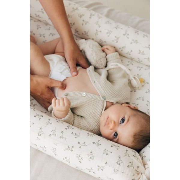 Gilet tricot Coloris Stone - 1-3 mois