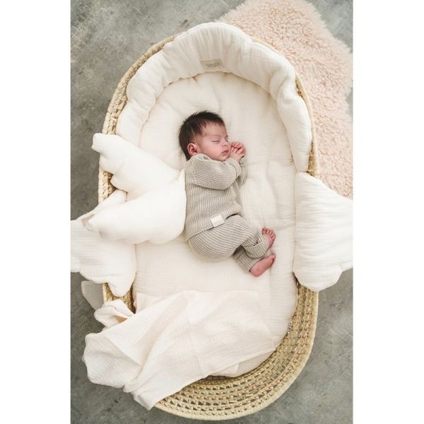 Gilet tricot Coloris Stone - 1-3 mois