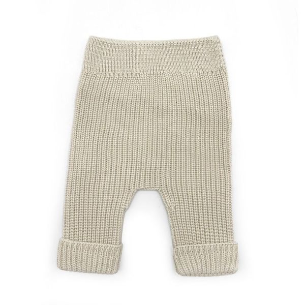 Pantalon Tricot Canale Coloris Beige - Taille 0 à 1 mois