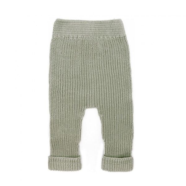 Pantalon Tricot Canale Coloris Dune Powder - Taille 0 à 1 mois