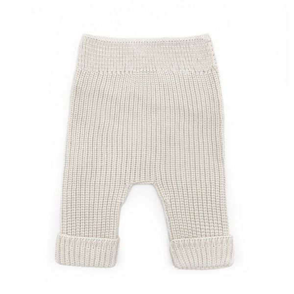 Pantalon Tricot Canale Coloris Ivoire - Taille 1 à 3 mois