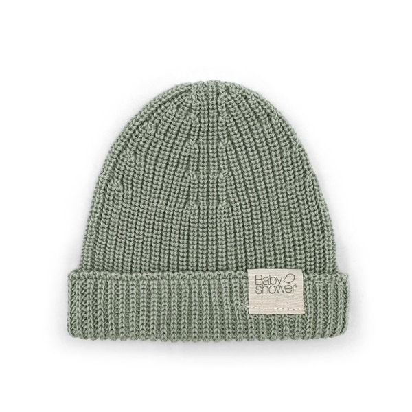 Bonnet en laine bébé Canale Coloris Dune Powder - Taille 1 à 3 mois