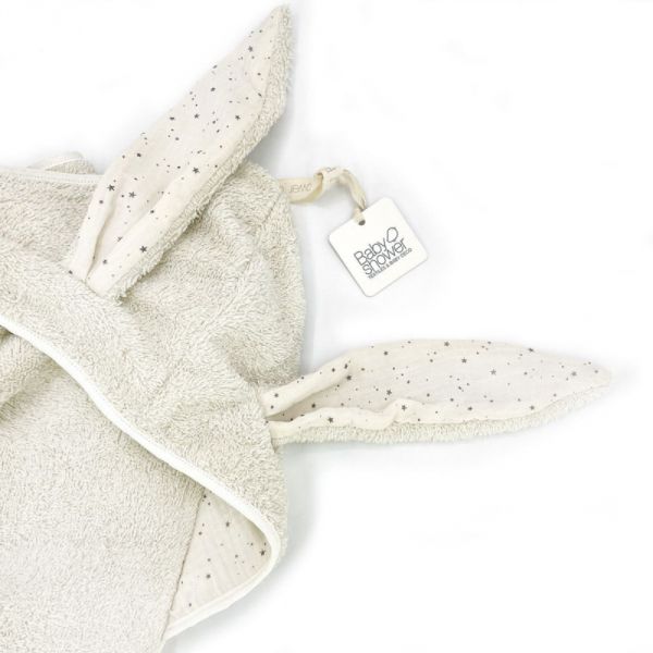 Cape de bain Bunny Vanilla Sky Ecru