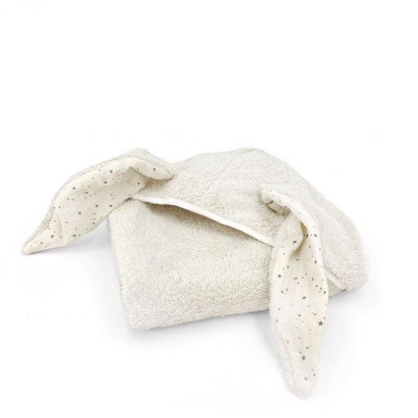 Cape de bain Bunny Vanilla Sky Ecru