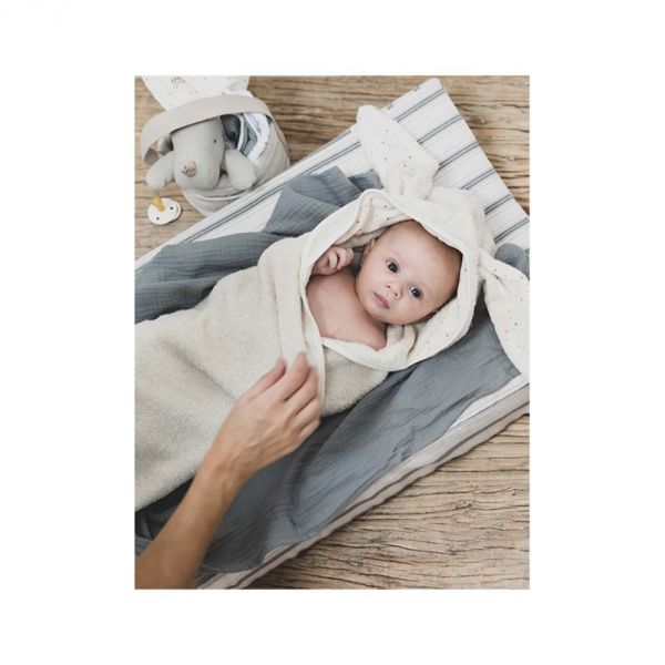 Cape de bain Bunny Vanilla Sky Ecru