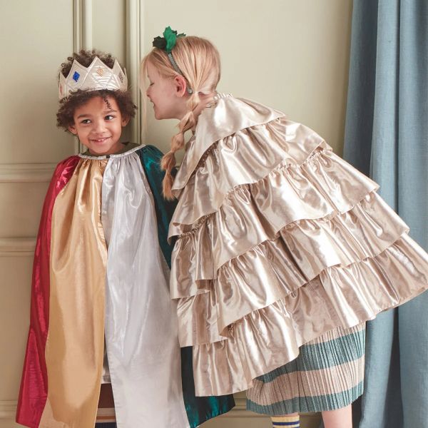 Déguisement cape à volants Doré 3-6 ans