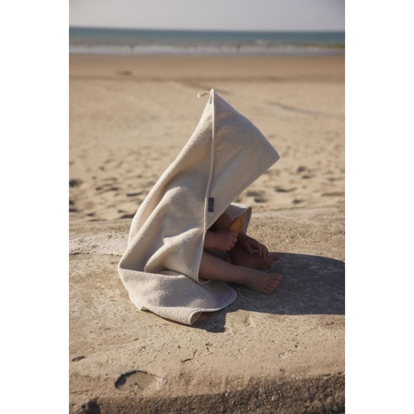 Cape de bain avec gant de toilette - Clay