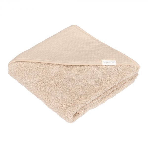 Cape de bain bébé 75x75 cm Pure Beige