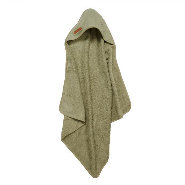 Cape de bain bébé 75x75 cm Pure Olive