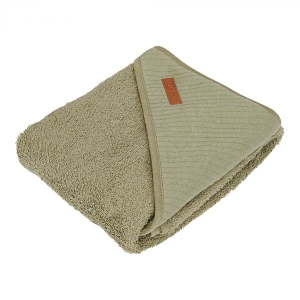 Cape de bain bébé 75x75 cm Pure Olive