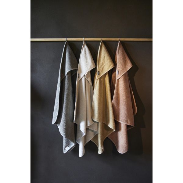 Cape de bain avec gant de toilette - Stone