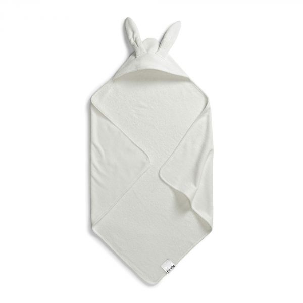 Cape de bain bébé 80x80 cm Vanilla White