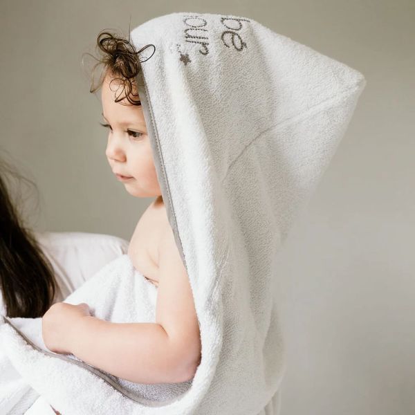 Cape de bain XL 100 x 100 cm Bébé d'amour