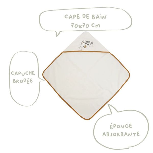 Cape de bain Doux rêves