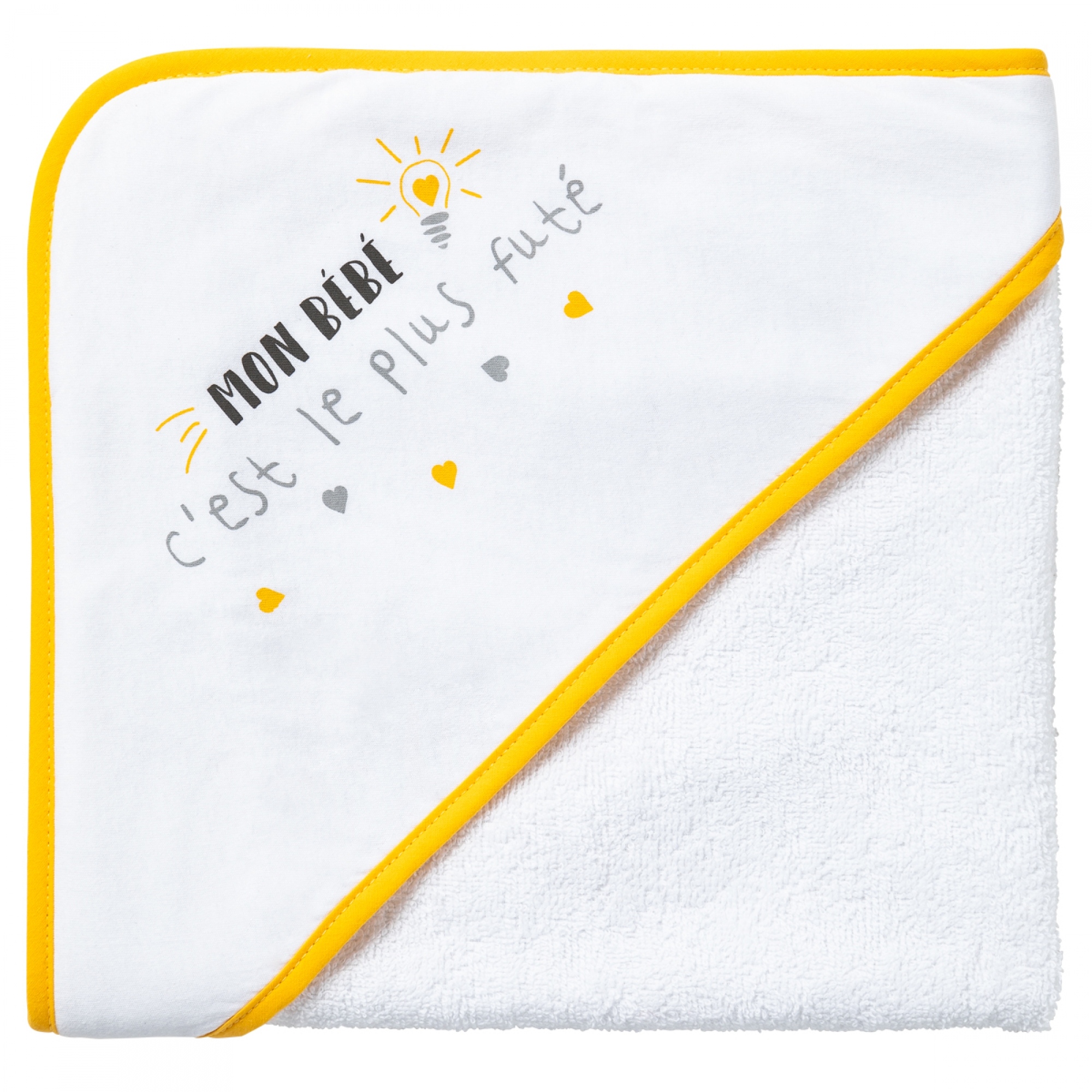 Babycalin Cape De Bain 70x70 Cm Message Bebe Made In Bebe