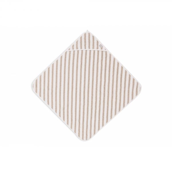 Cape de bain bébé 75x75cm Stripe Terry