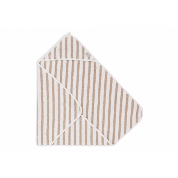 Cape de bain bébé 75x75cm Stripe Terry