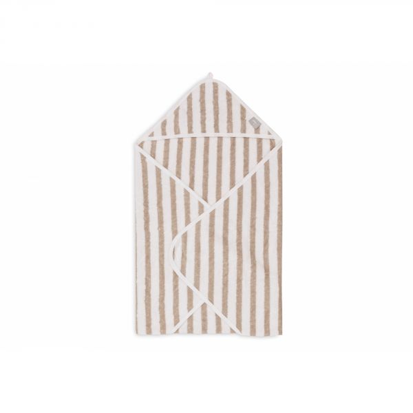 Cape de bain bébé 75x75cm Stripe Terry