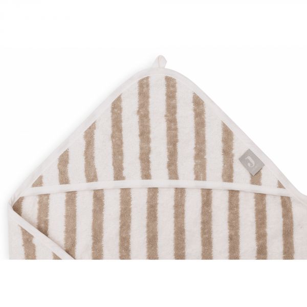 Cape de bain bébé 75x75cm Stripe Terry