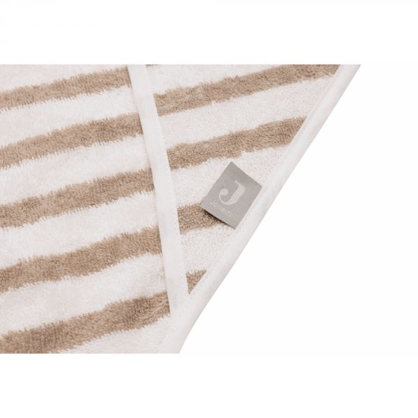 Cape de bain bébé 75x75cm Stripe Terry