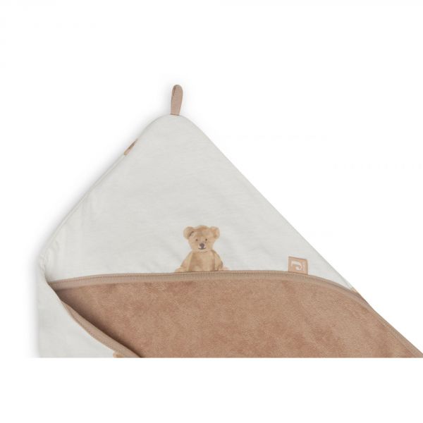 Cape de bain bébé 75x75 cm Jersey Teddy Bear