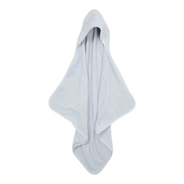 Cape de bain brodée - Blue - 75 x 75 cm