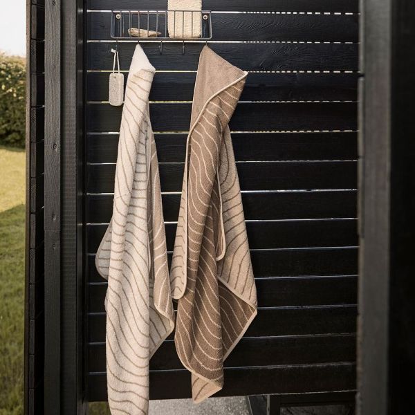 Cape de bain en coton BIO. Woodland. Mocca