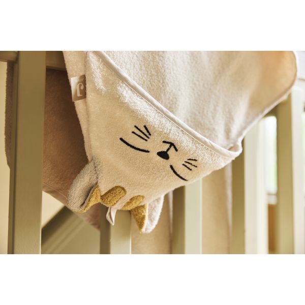 Cape de bain bébé éponge 75x75 cm Charlie