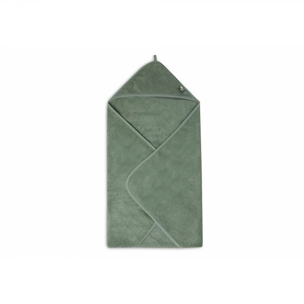 Cape de bain bébé éponge 75x75 cm Ash Green