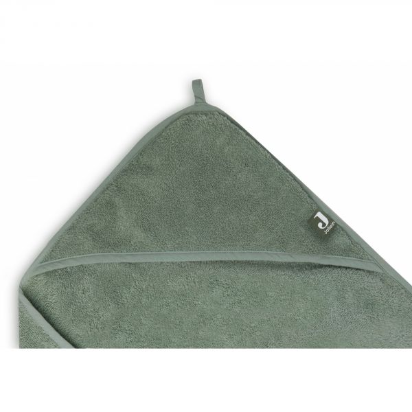 Cape de bain bébé éponge 75x75 cm Ash Green