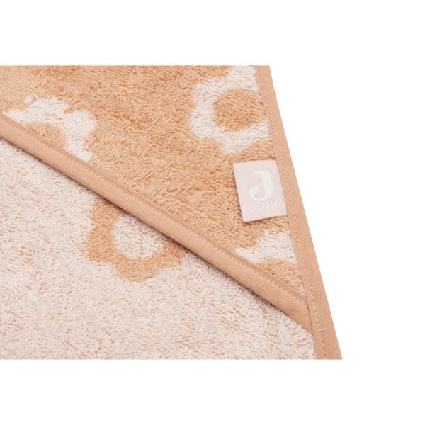 Cape de bain bébé éponge 75x75 cm Jacquard Flower