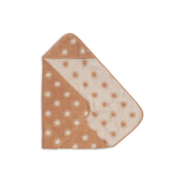 Cape de bain bébé éponge 75x75 cm Jacquard Sun