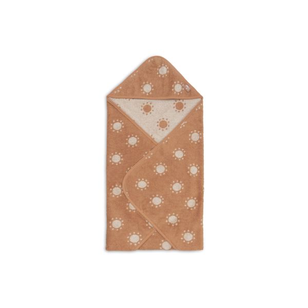 Cape de bain bébé éponge 75x75 cm Jacquard Sun