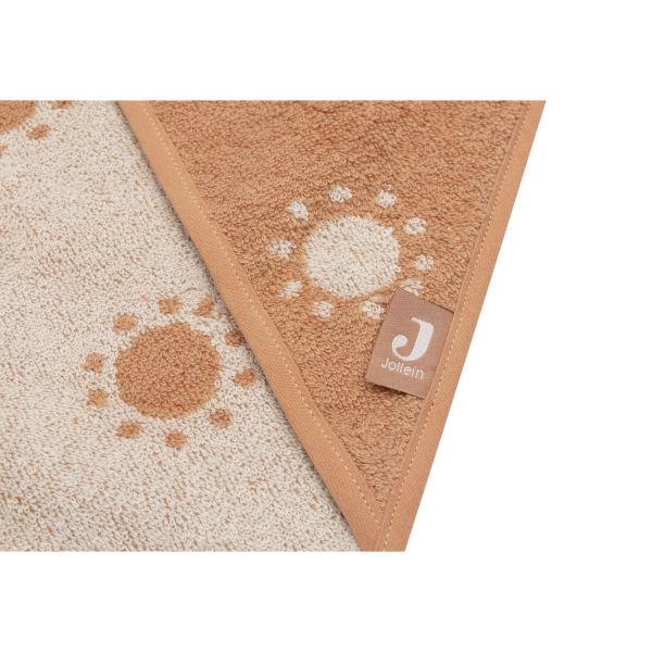 Cape de bain bébé éponge 75x75 cm Jacquard Sun