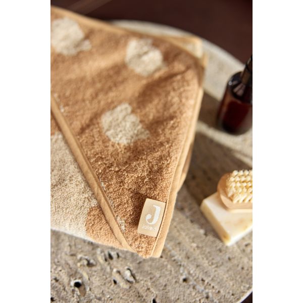 Cape de bain bébé éponge 75x75 cm Jacquard Teddy Bear