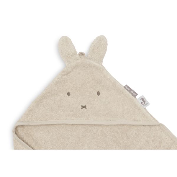 Cape de bain bébé éponge 75x75 cm Miffy Warm Sand
