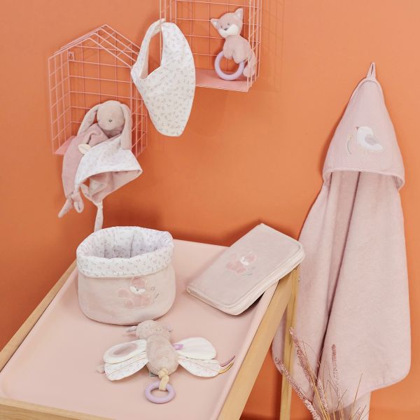 Cape de bain et gant de toilette Alice et Pomme