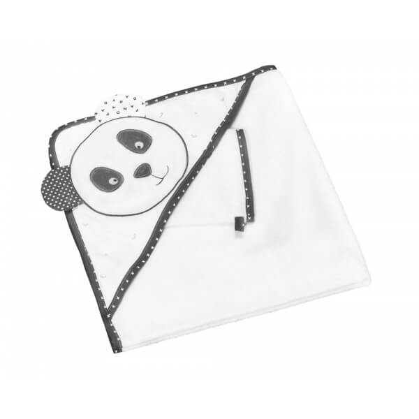 Cape de bain et gant de toilette Panda Chao Chao